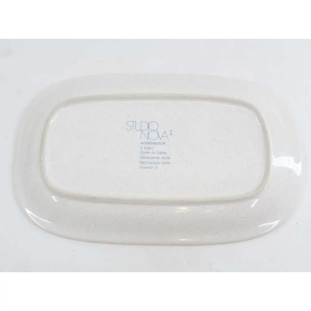 Studio Nova Adirondack 3 Piece Dinner plate, Gravy Boat, Underplate